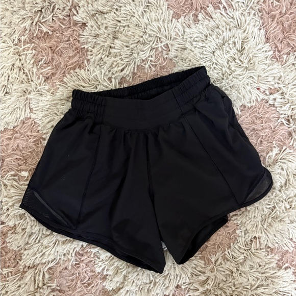 lululemon athletica Black Athletic Hotty Hot Run Shorts   🍋 - Picture 3 of 6